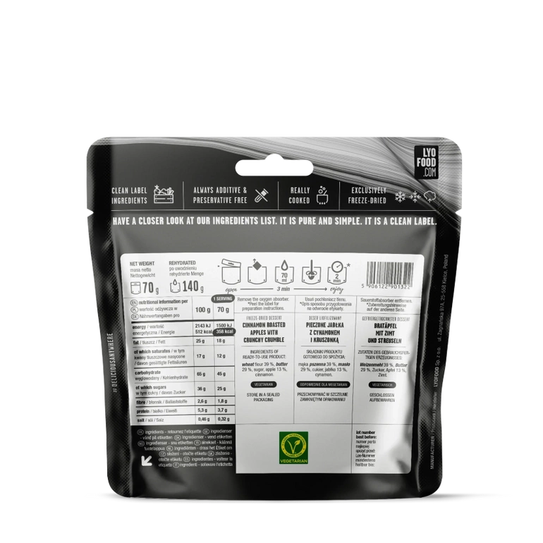 Deser KRUSZONKA Z JABŁKIEM