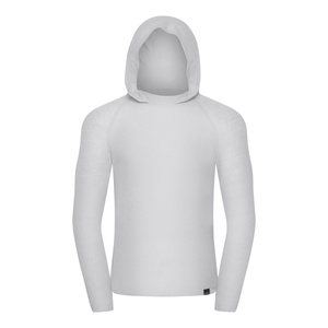 Koszulka z lnem CHILO HOODED LONGSLEEVE MEN