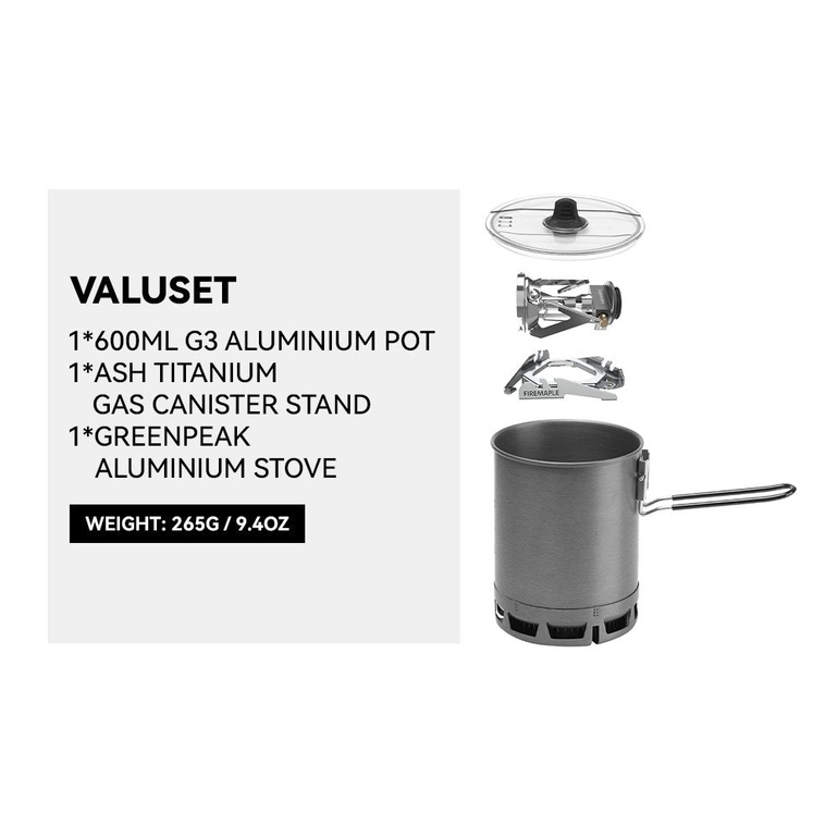 Kuchenka PETREL ULTRALIGHT COOKING SYSTEM GREENPEAK