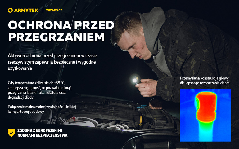 Latarka WIZARD C2