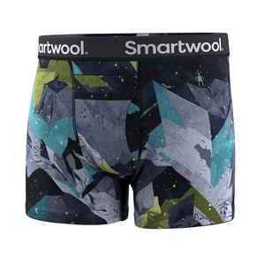 Bokserki z wełną MERINO 150 PRINT BOXER BRIEF