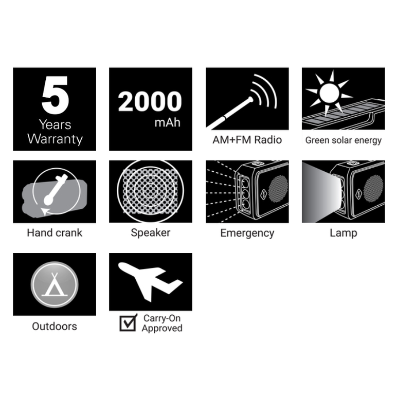 Radio SURVIVOR RADIO ALL-IN 1 - 2000 mAh