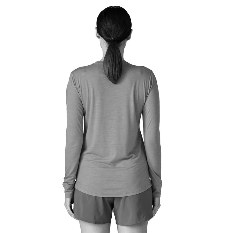 Koszulka z wełną LONG-SLEEVES CAPILENE COOL MERINO BLEND GRAPHIC WOMEN