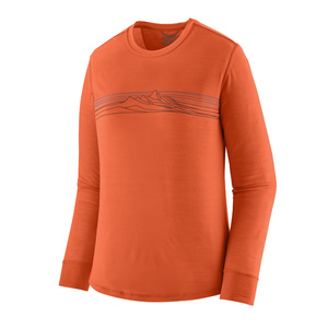 Koszulka z wełną LONG-SLEEVES CAPILENE COOL MERINO BLEND GRAPHIC WOMEN
