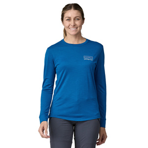 Koszulka z wełną LONG-SLEEVES CAPILENE COOL MERINO GRAPHIC WOMEN