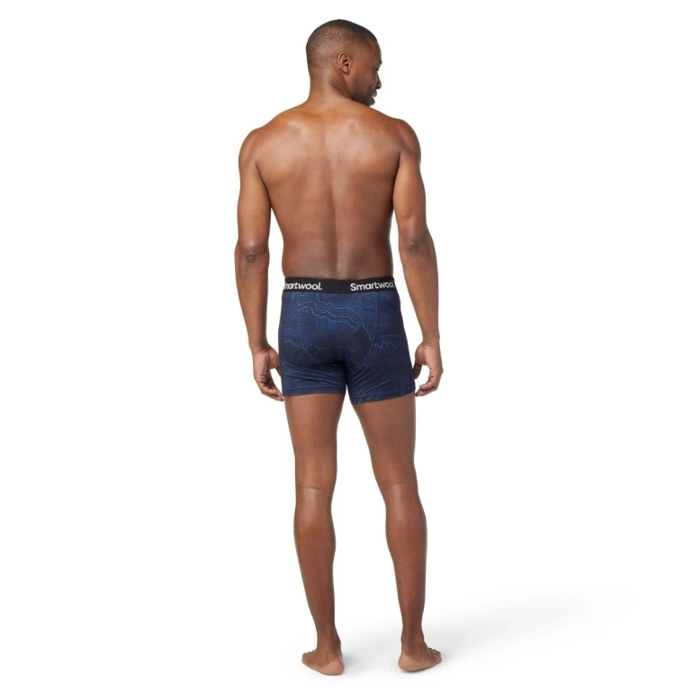 Bokserki MERINO 150 PRINT BOXER BRIEF