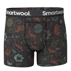 Bokserki z wełną MERINO 150 PRINT BOXER BRIEF