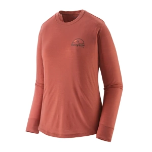 Koszulka z wełną LONG-SLEEVES CAPILENE COOL MERINO BLEND GRAPHIC WOMEN