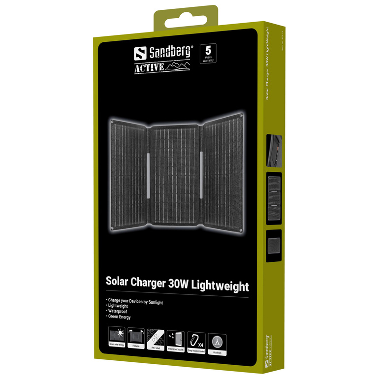 Panel solarny SOLAR CHARGER 30W LIGHTWEIGHT