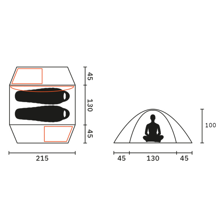 Namiot VINGER II / 3.15 kg