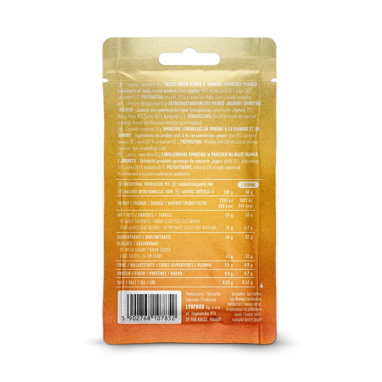 Liofilizowane smoothie MANGO LASSI