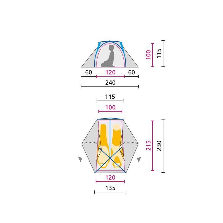 Namiot EXOLIGHT II / 2.07 kg