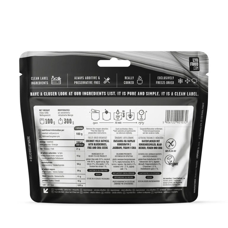 Śniadanie OWSIANKA FIGOWO-JAGODOWA 300g