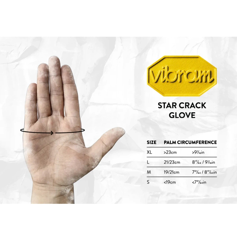 Rękawiczki wspinaczkowe VIBRAM STAR CRACK GLOVE