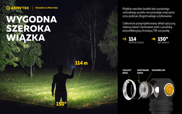 Latarka WIZARD C2 PRO MAX MAGNET USB