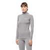 Koszulka z wełną merino ALPSPITZE WOOL LONGSLEEVE HALF ZIP WOMEN