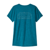 Koszulka CAPILENE COOL DAILY GRAPHIC SHIRT WOMEN - P-6 Cosmos