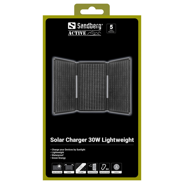 Panel solarny SOLAR CHARGER 30W LIGHTWEIGHT