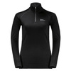 Koszulka z wełną merino ALPSPITZE WOOL LONGSLEEVE HALF ZIP WOMEN
