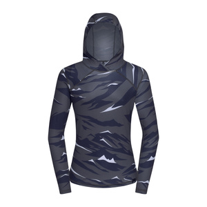 Koszulka RIX PRINT UNISEX HOODED z ochroną UV