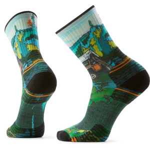 Skarpety HIKE TARGETED CUSHION TRAIL TREKKER PRINT CREW SOCKS