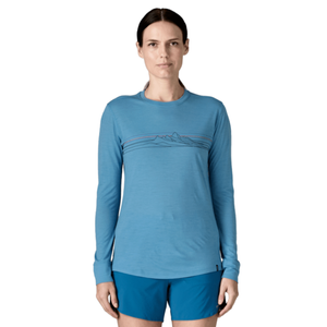 Koszulka z wełną LONG-SLEEVES CAPILENE COOL MERINO BLEND GRAPHIC WOMEN
