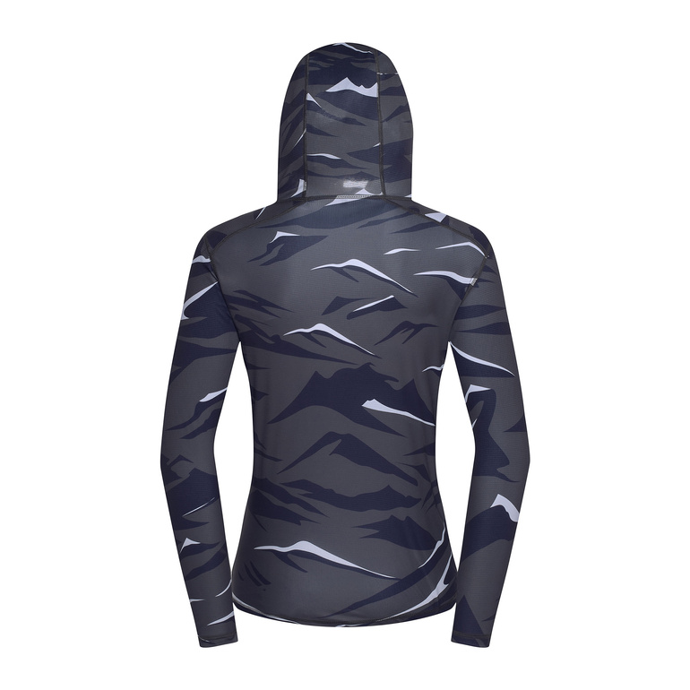 Koszulka RIX PRINT UNISEX HOODED z ochroną UV
