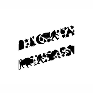 Zestaw łatek GEAR PATCHES TENACIOUS TAPE WILDLIFE