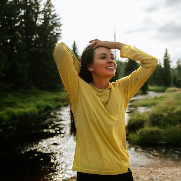 Koszulka RIX UNISEX HOODED z ochroną UV