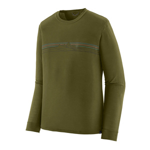 Koszulka z wełną LONG-SLEEVES CAPILENE COOL MERINO BLEND GRAPHIC MEN