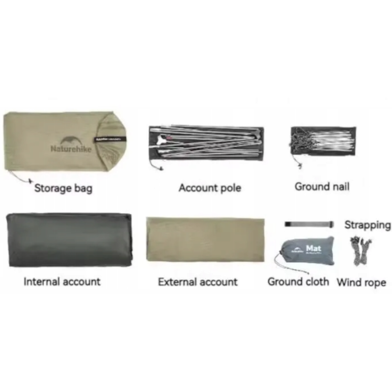 Namiot CLOUD UP 2 PRO 20D / max 1.8 kg