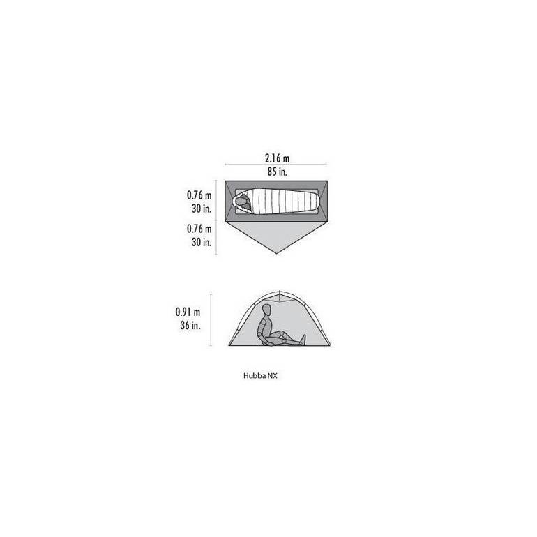 Namiot HUBBA NX 1 / 1.29 kg