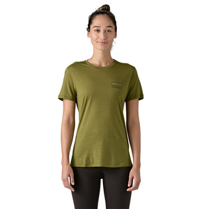 Koszulka z wełną CAP COOL MERINO BLEND GRAPHIC SHIRT WOMEN