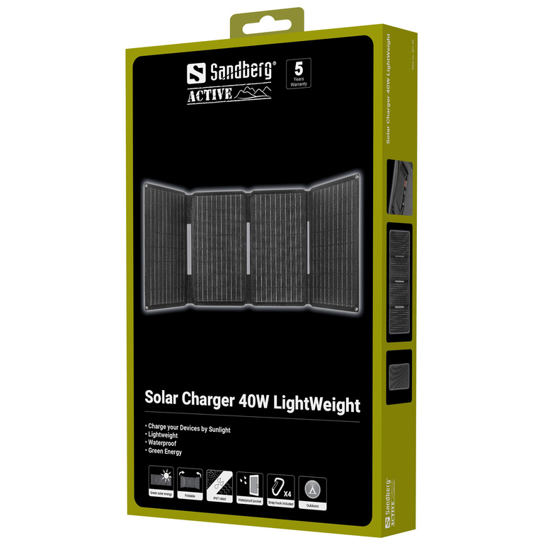 Panel solarny SOLAR CHARGER 40W LIGHTWEIGHT