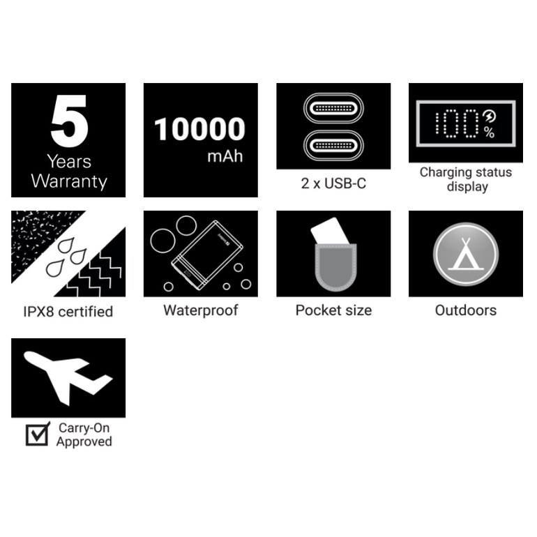 Power bank SURVIVOR NANO 10000 mAh