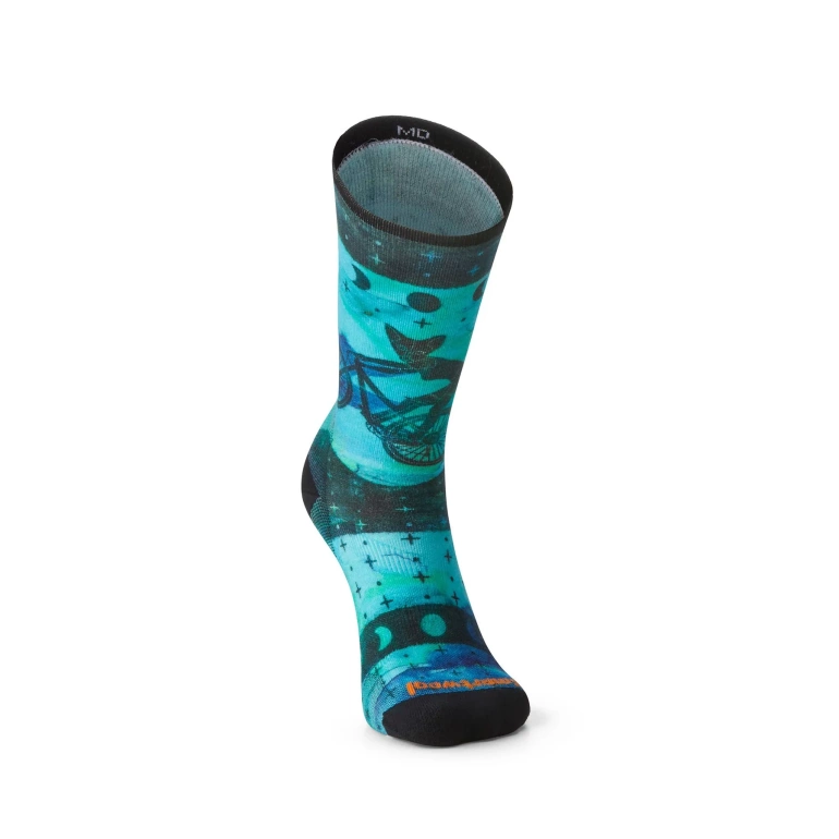 Skarpety BIKE ZERO CUSHION CELESTIAL PRINT CREW SOCKS WOMEN
