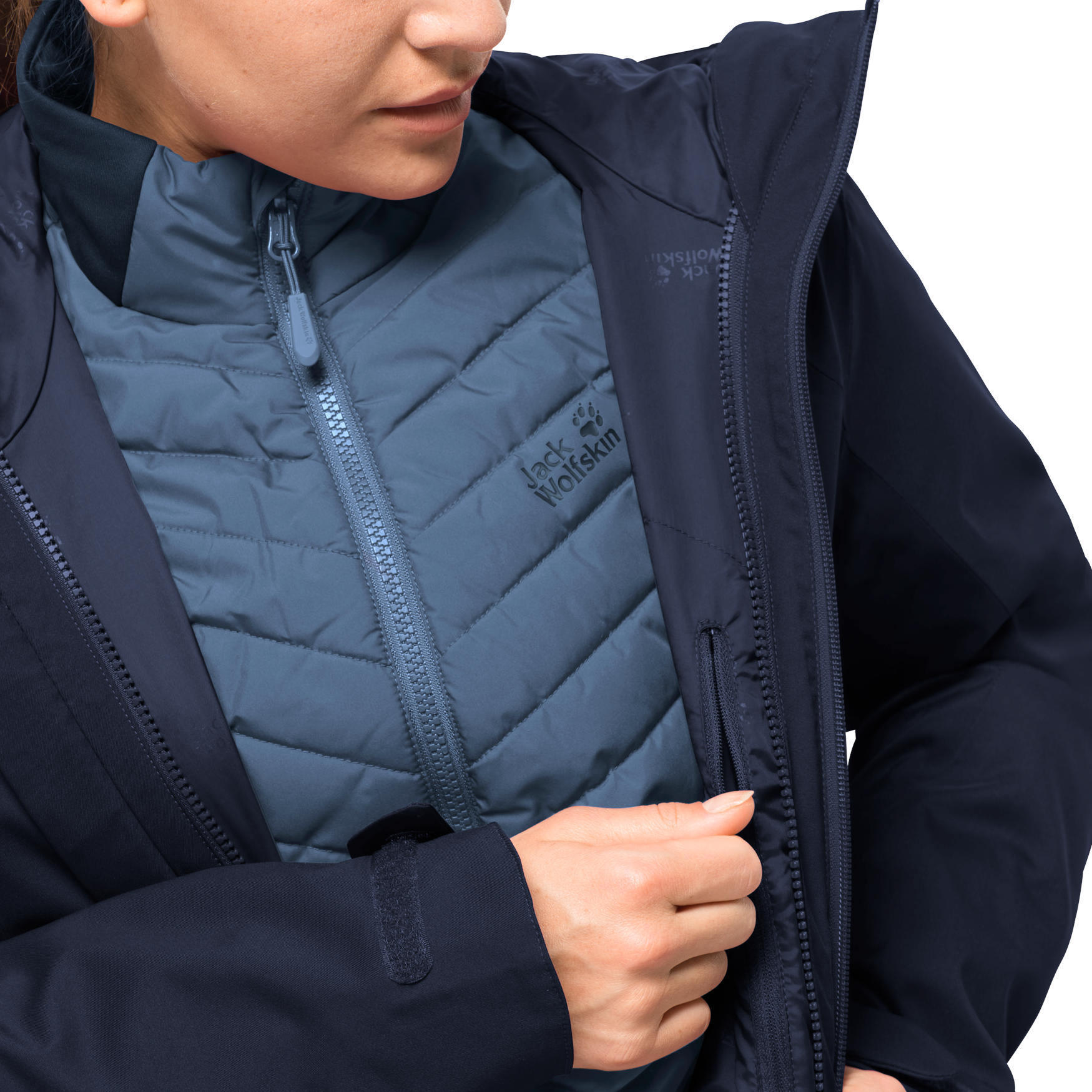 jack wolfskin aurora sky 3in1 w