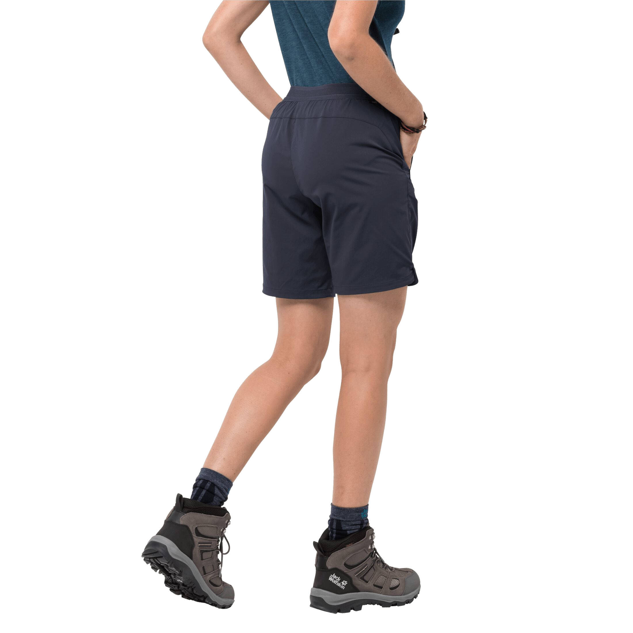 Spodnie HILLTOP TRAIL SHORTS WOMEN graphite | odzież \\ damska \\ spodnie \\  krótkie spodenki-spodnie 3/4